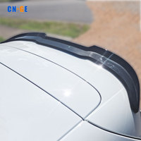 Spoiler Atap Belakang CNGE ABS Plastik Hitam untuk Ford Fiesta Mk8 Mk8.5 ST 2018+ Spoiler Sayap Belakang