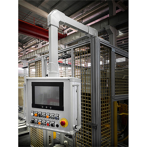 Boîtier électrique extérieur en acier inoxydable pour contrôle industriel, avec support de commande HMI et bras cantilever, modèle GB-C - Product Image 3