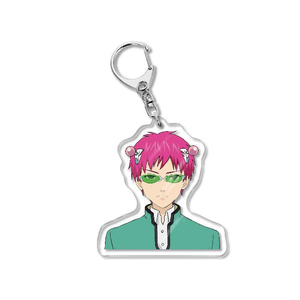 Porte-clés Anime La vie désastreuse de <span class=keywords><strong>Saiki</strong></span> K, modèle en acrylique <span class=keywords><strong>Saiki</strong></span> <span class=keywords><strong>Kusuo</strong></span> Teruhashi Kokomi, cadeaux de Noël - Product Image 4