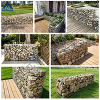 Cage en gabion perforée en treillis soudé galvanisé à chaud pour la protection des berges de rivière et les clôtures