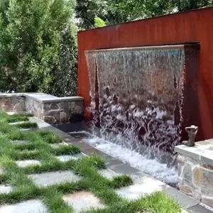 Decoration Water Feature Modern Water Fall Fountain Outdoor Water Fountain For Garden