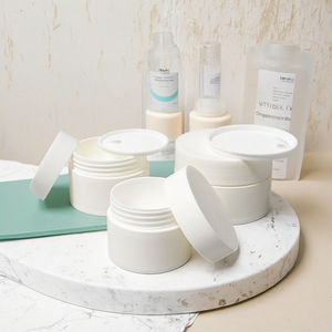 2025 nouveau OEM vente en gros 20G 30G 50G blanc double couche doublure intérieure bouteille de crème PP givré visage crème pour les yeux lèvre film bouteille - Product Image 1