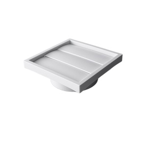 Louvered Air Vent Cover ABS Plastic Single Layer Screw Fixing Gravity Movable Louvers For Ventilation Duct Exhaust Outlet - Product Image 5
