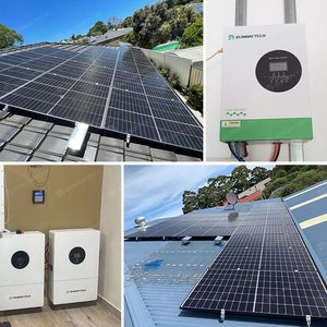Kit Completo de Sistema Solar Doméstico de 5kw 10kw 12kw, Sistema de Energía Solar Híbrido con Baterías de Litio de 10kwh 20kwh 30kwh 40kwh, SWG5.5K - Product Image 1