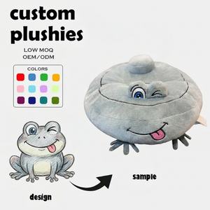 Juguetes de Peluche Personalizados de Algodón PP con MOQ Bajo - Osos y Ranas Chibi de Anime, Muñecos de Peluche, Animales de Peluche - Product Image 3