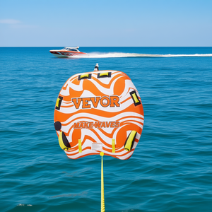 Vevor Inflatable Towable Tube 2 Person 340Lbs Capacity Nylon Double Stitched Water Sports Boating <b>Float</b> - Product Image 2