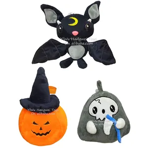 Nhà Máy Halloween 20Cm Bat Phù Thủy Bí Ngô Skeleton Ma Thú Nhồi Bông Đồ Chơi Sang Trọng Halloween Đồ Chơi Quà Tặng Cho Halloween