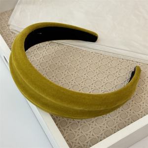 إكسسوارات شعر يومية أنيقة جديدة وعصرية على الطراز الكوري للخريف والشتاء مخملية واسعة الحواف للنساء قمة جمجمة عالية - Product Image 6