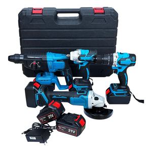 <span class=keywords><strong>Kit</strong></span> Combinado de Herramientas Eléctricas Inalámbricas Portátiles de Litio al por Mayor DN, Similares a Makitas, Todo en Uno, con 2 Baterías y 1 Cargador - Product Image 2