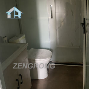 Maison de conteneur de vie modulaire en acier de 20 pieds <span class=keywords><strong>Kiosque</strong></span> pliant portable extensible et minimaliste pour une utilisation dans <span class=keywords><strong>la</strong></span> salle de bain d'appartement - Product Image 5