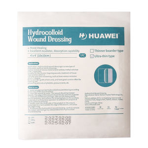 ضمادات هيدروكولويد معقمة رطبة 5×5 سم معتمدة من CE تستخدم لعلاج قرح الفراش والحروق والبثور وحب الشباب والعناية بالجروح - Product Image 4