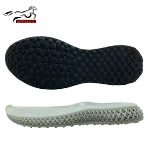 2020 Mustang 3d eva shoe soles rubber sneaker soles hot sale shoe making