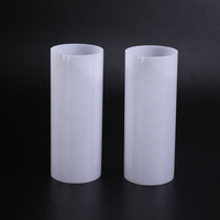 Tube diffuseur de lumière PC, finition brillante, blanc laiteux, sans éblouissement, résistant aux hautes températures, résistant aux chocs, pour luminaire LED