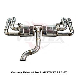 ระบบท่อไอเสียแบบวาล์ว Vortex SS304 สำหรับ Audi TTS TT 8S 2.0T ปี 2014-2024 ชุดแต่งเพิ่มสมรรถนะแบบติดตั้งได้โดยตรง - Product Image 4