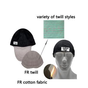 Protezione della testa cappello resistente al fuoco per la saldatura della stazione di servizio vigile del fuoco riparazione del veicolo in <span class=keywords><strong>cotone</strong></span> traspirante a prova di fuoco casco fodera - Product Image 5