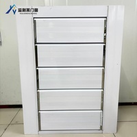 Volets horizontaux en aluminium électrique pour l'extérieur, pare-soleil, imperméables, coupe-vent, volets plats pour entrepôt