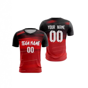 Voetbalshirt heren, teamnaam, nummer, zomer, ademend polyester, korte mouwen, grafische print, digitale print - Product Image 5