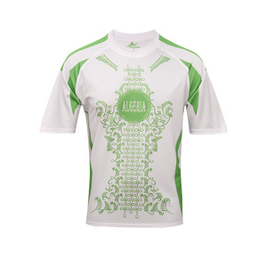 <span class=keywords><strong>Camiseta</strong></span> de Fútbol de Manga Corta para el Equipo Nacional, Transpirable, de Poliéster, para Partidos, Aficionados, Uso Diario Informal - Product Image 5