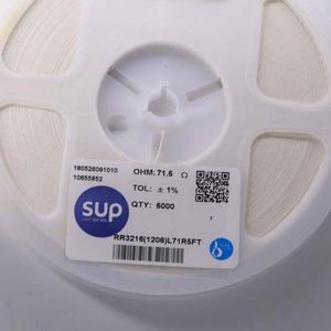 Factory Direct RR3216 1206L71R5FT 1206 3216 Resistors Chip Resistors SMD Resistors 71.5ohm 1% 1/4W Thick Film Resistor - Product Image 1
