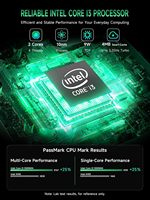 Mini PC Bmax B6 Plus Intel Core I3 (i3-1000NG4) 12 Go LPDDR4 512 Go NVMe SSD Intel Iris Plus Graphics 4K Triple écran Windows 11
