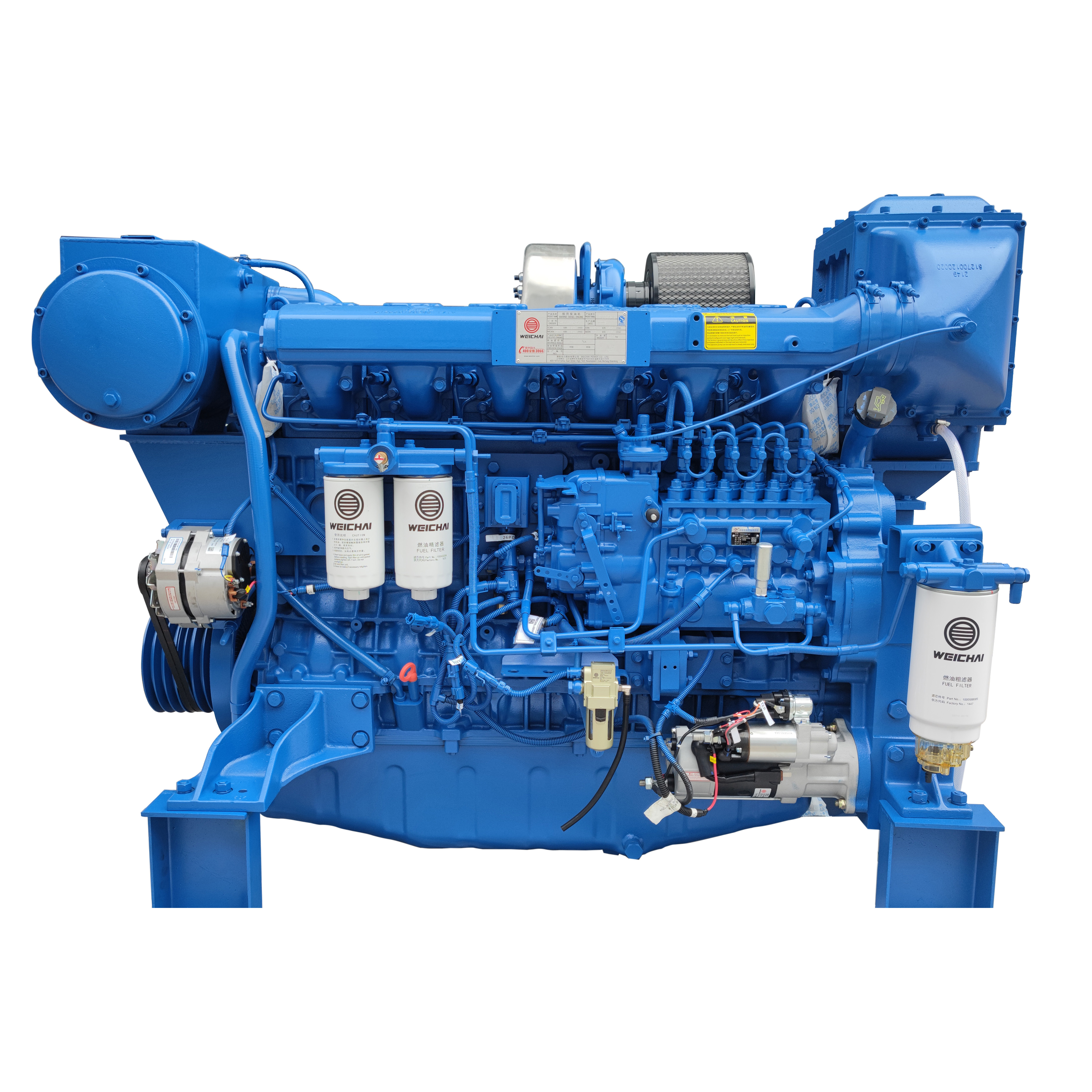 Weichai WP13 Series 6 Cylinders 1800rpm 500hp Marine Engine