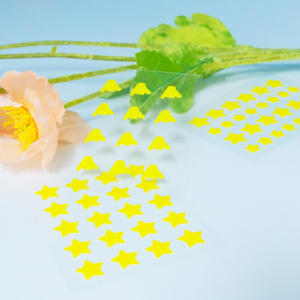 Parches de espinillas para acné para Zits y manchas Pegatinas de tratamiento de manchas para la cara, parche holográfico para acné - Product Image 6