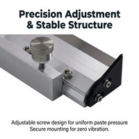 Repuesto Consumible para Línea de Montaje SMT: Cuchilla de Acero Inoxidable para Impresora de Pasta de Soldar ERSA SMT, 200mm-600mm