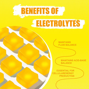 Gummies électrolytiques personnalisables en usine pour l'hydratation, l'énergie, la résistance et la récupération après l'entraînement - Product Image 6