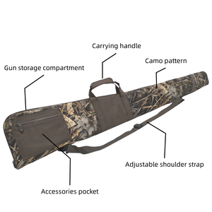 กระเป๋าปืนกันน้ำ52นิ้วกระเป๋าปืนนกน้ำลายพรางบุนุ่มสำหรับนักล่านกน้ำ - Product Image 6