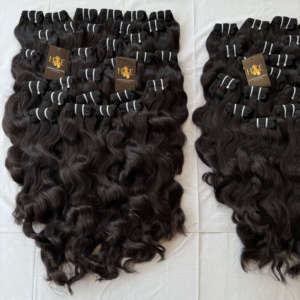 Lots de Cheveux Naturels Non Traités en Gros – Cheveux Humains Indiens de Temple, Cuticules Alignées, Extensions de Cheveux Noirs Bruts - Product Image 2
