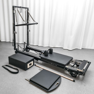<span class=keywords><strong>Reformer</strong></span> de Pilates de Aluminio SP con Torre, Máquina Profesional de Pilates para Estudio Comercial - Product Image 2