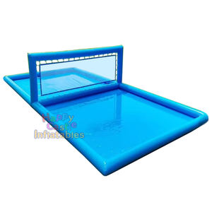 <span class=keywords><strong>Gran</strong></span> <span class=keywords><strong>playa</strong></span> inflable cancha de voleibol piscina campo con Red voleibol agua inflable para la venta - Product Image 1