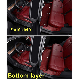 ชุดพรมปูพื้นรถยนต์ 5D คุณภาพสูง สำหรับรถยนต์รุ่น Y อุปกรณ์ตกแต่งรถยนต์ พรมปูพื้น - Product Image 5