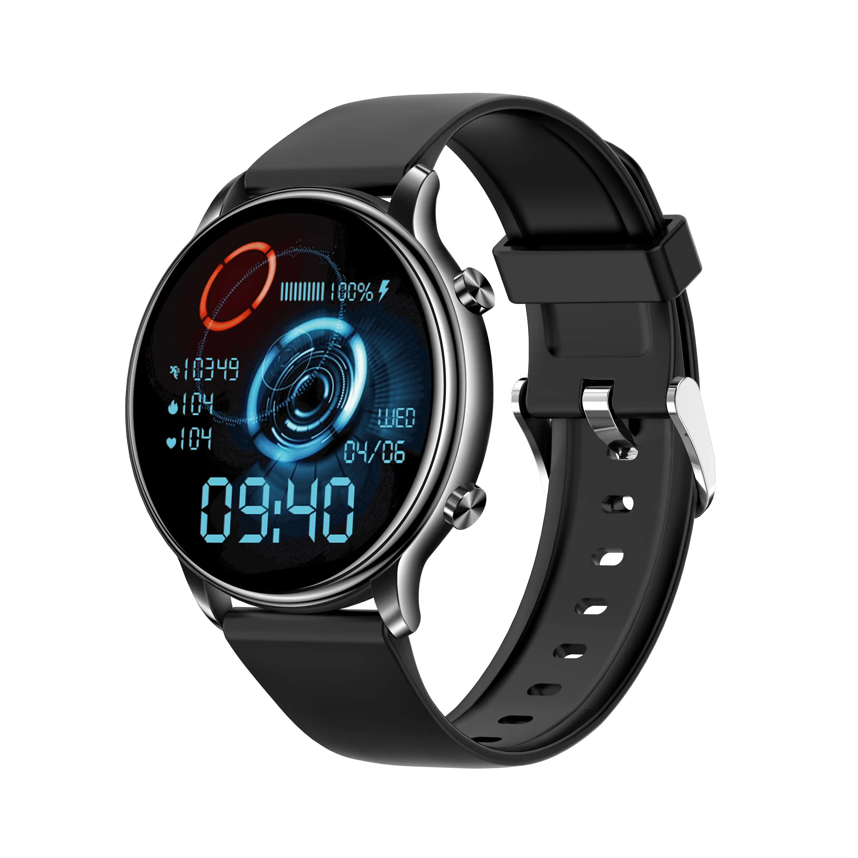 Smartwatch Met Oproep Ontvangen Fitbit-Lading Uur Lichaamstemperatuur, Bloeddruk Zuurstof, 1.3 "Voor Android Ios