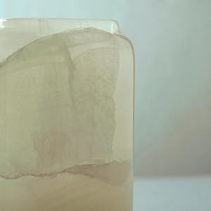 Vase Flore Marbre Onyx Blanc Poli - Product Image 5