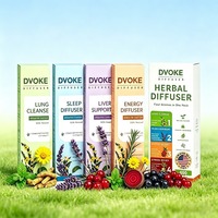 Diffuseur de feuilles de molène 100% naturel, formule saine, ensemble de variétés d'arômes, stylo de désintoxication pulmonaire, diffusion d'herbes, 600 utilisations avec fumée