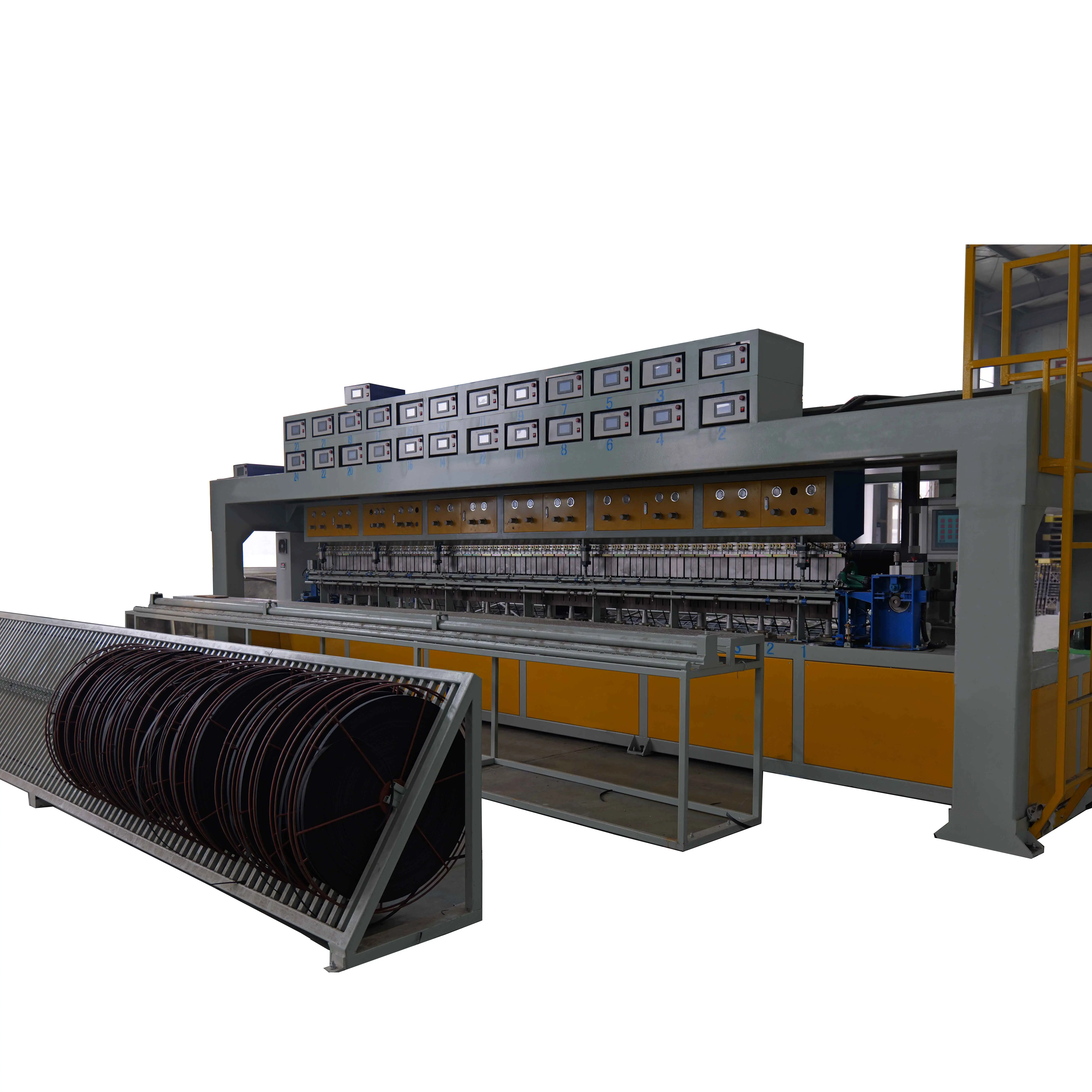 Automatic Frequency Tracking Ultrasonic Welding Machine Steel Plastic Composite Geogrid Production Line