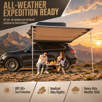 Auvent latéral de voiture, Tente de toit latérale, Auvent de camping extérieur, Abri solaire pour camping-car, Auvent latéral de voiture imperméable