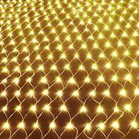 2x2M 3x2M 6x4M 8x10M LED filet maille guirlande fenêtre rideau noël fée lumière mariage fête buisson
