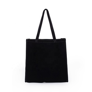 Bolsas de Compras Reutilizables Personalizadas con Logotipo Impreso por Sublimación, Bolsas de Mano de Moda para Mujer, de Poliéster, Algodón y Lona, con Cierre - Product Image 3