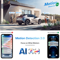 Stock US HIK OEM 5MP Hitosino Support Smart Hybrid Light Human and Vehicle Detection Turret Network PoE Camera
