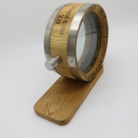Mini baril de stockage de vin en bois de chêne personnalisé avec couvercle, écologique et réutilisable pour les spiritueux, la bière, le whisky