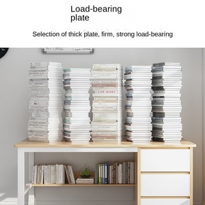 Escritorio moderno y sencillo para estudiantes, escritorio con cajón, mesa de almacenamiento de oficina de diseño moderno para dormitorio y estudio, hecho de madera de panel - Product Image 4