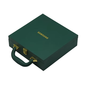 Lussuosa Scatola per Profumi Fatta a Mano in Pelle PU del Guangdong e MDF, Confezione Regalo in Legno per Set Cosmetici, Custodia Personalizzata - Product Image 5