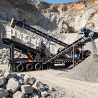 Usine mobile de concassage à mâchoires 2030 pour la production de pierres concassées et la transformation des roches dans le secteur minier
