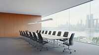 Chaise de bureau de direction en cuir noir à dossier haut, pivotante et réglable, avec appui-tête pour le travail de bureau