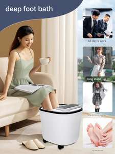 Baignoire de spa pour les pieds intelligente, <span class=keywords><strong>appareil</strong></span> de thérapie aquatique pour les pieds, masseur électrique chauffant pour les pieds avec rouleaux - Product Image 5