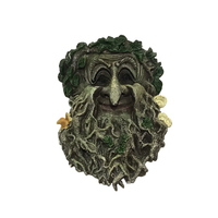 Roman et étrange champignon arbre visage jardin et arbre décoration cadeau pour ami ou famille