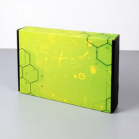 Boîte d'expédition en carton ondulé personnalisée et écologique, boîte cadeau de luxe verte pour envoi postal