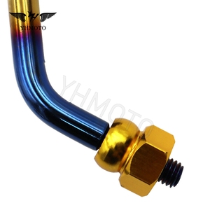 Piezas de fibra de carbono para motocicleta, espejo retrovisor lateral de 8mm con espiga para Triumph, <span class=keywords><strong>Yamaha</strong></span>, Aerox155, Honda, Click <span class=keywords><strong>160</strong></span> - Product Image 3